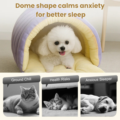 Cozy Winter Cave for Cats & Dogs