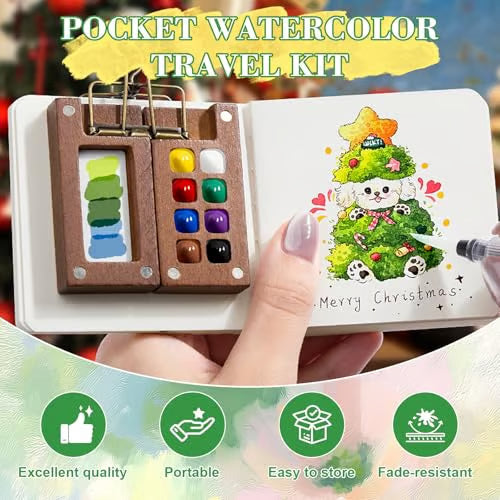 Mini Watercolor Travel Set