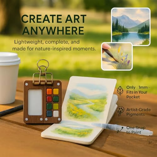 Mini Watercolor Travel Set