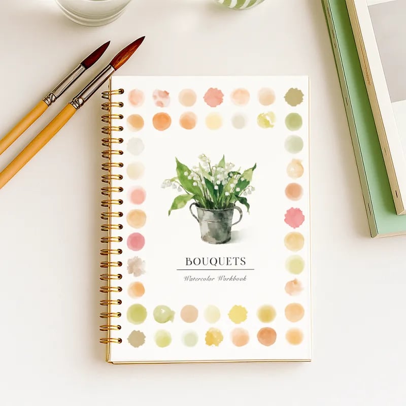 🔥LAST DAY SALE 60% OFF 🖼️Beginner-Friendly💕 Watercolor Workbook
