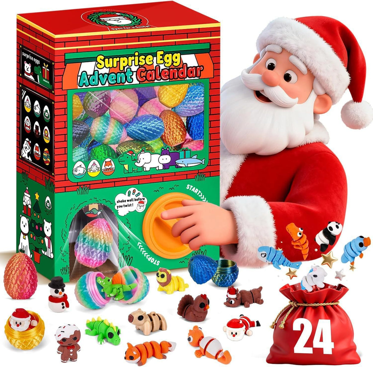 🎄🎅 2026 Christmas Capsule Building Blocks, Surprise Mini Building Set 🎁